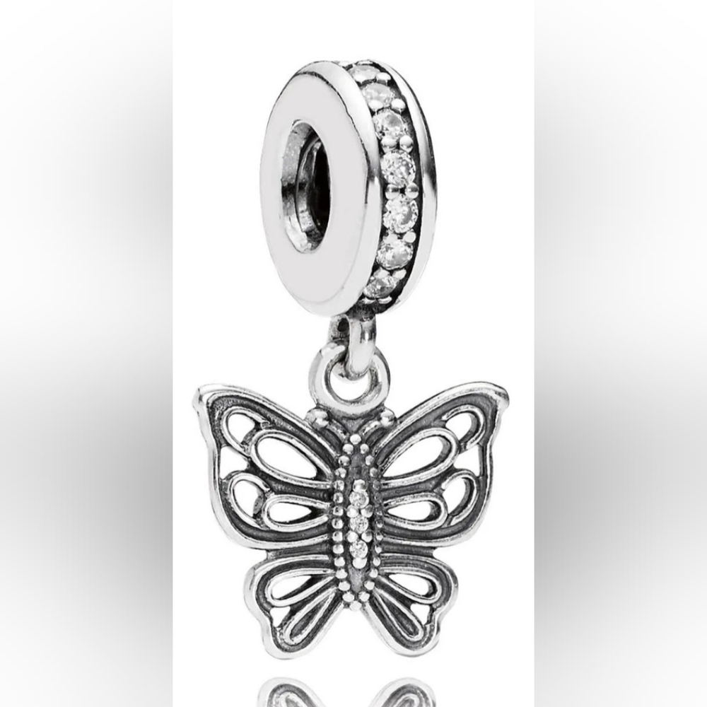 Pandora Love Takes Flight Butterfly Dangle